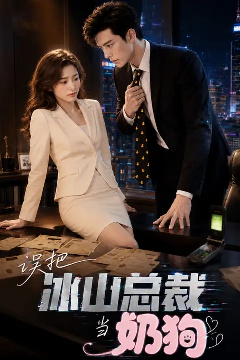 《误把冰山总裁当奶狗》封面