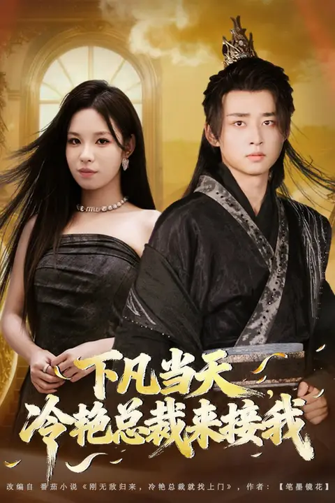 《下凡当天，冷艳总裁来接我》封面
