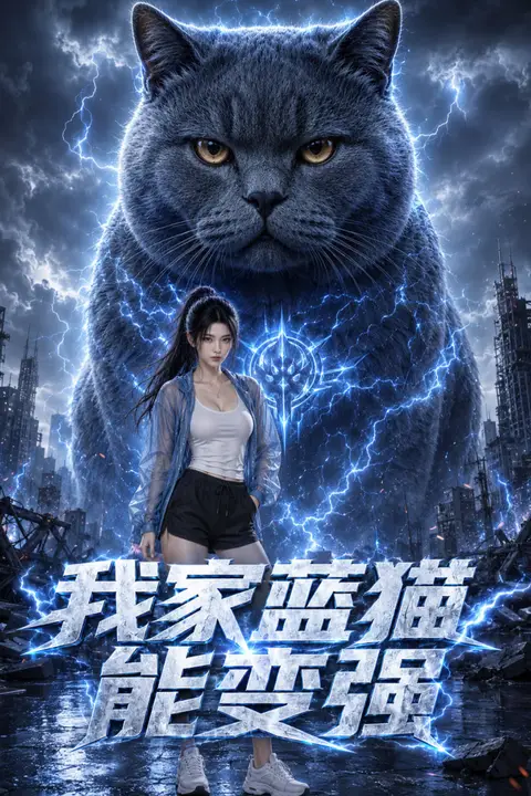 《我家蓝猫能变强》封面