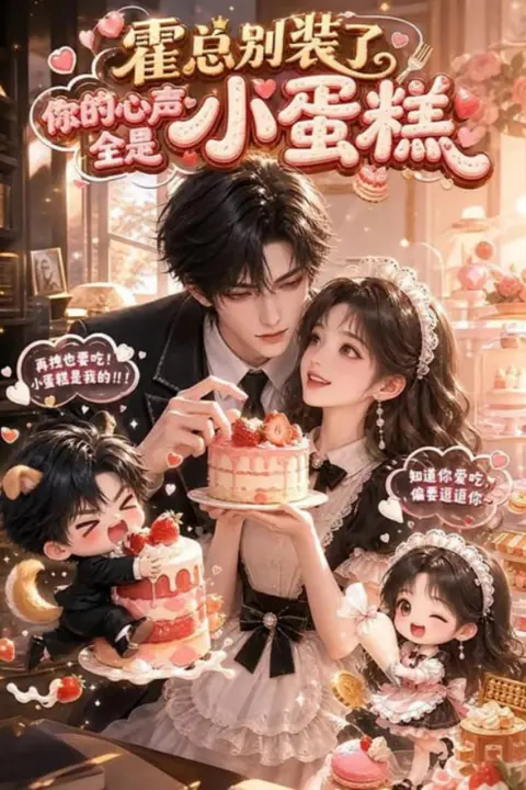 《霍总别装了,你的心声全是小蛋糕》封面