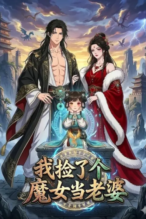 《我捡了个魔女当老婆》封面