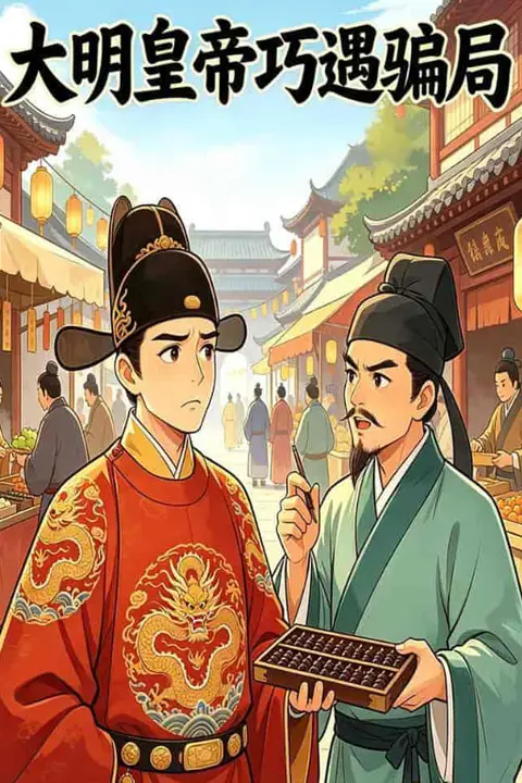 《大明皇帝巧遇骗局》封面