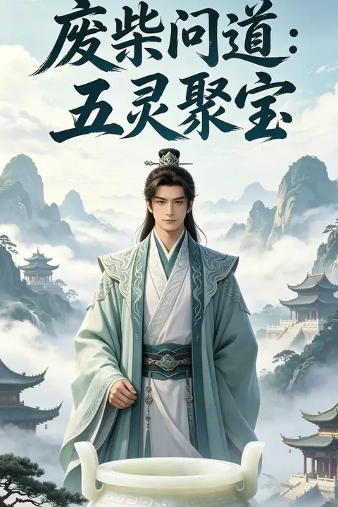 《废柴问道:五灵聚宝》封面
