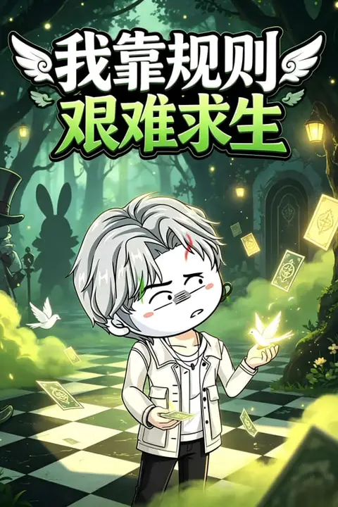 《我靠规则艰难求生》封面