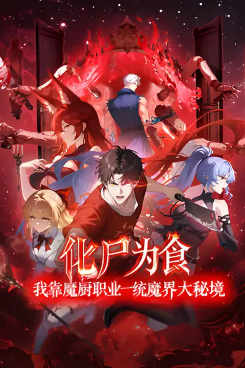 《化尸为食：我靠魔厨职业一统魔界大秘境》封面