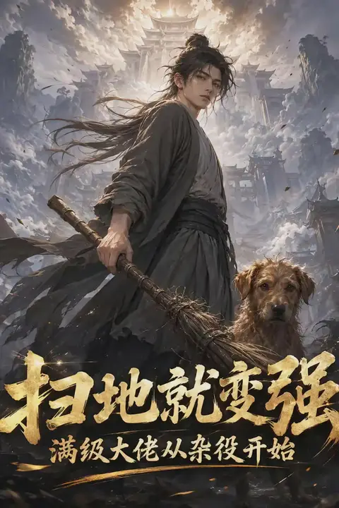 《扫地就变强:满级大佬从杂役开始》封面