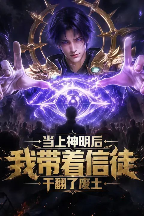 《当上神明后，我带着信徒干翻了废土》封面
