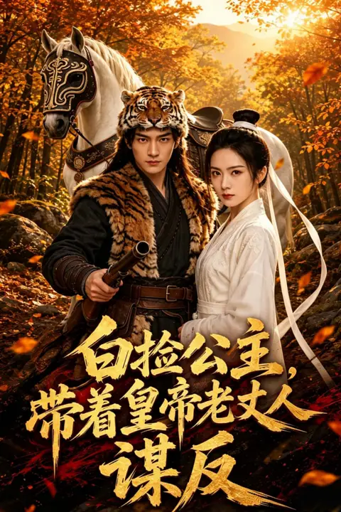 《白捡公主,带着皇帝老丈人谋反》封面