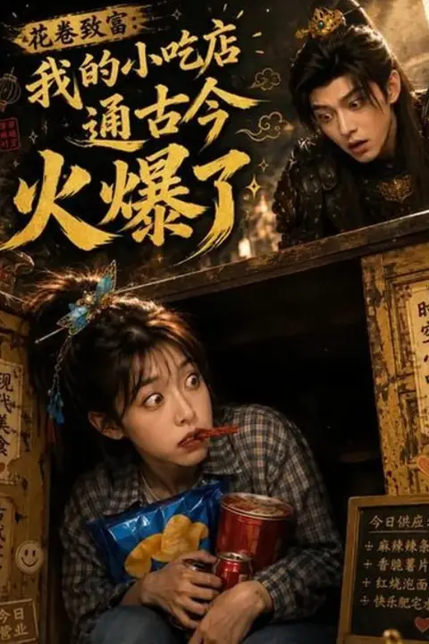 《花卷致富:我的小吃店通古今火爆了》封面