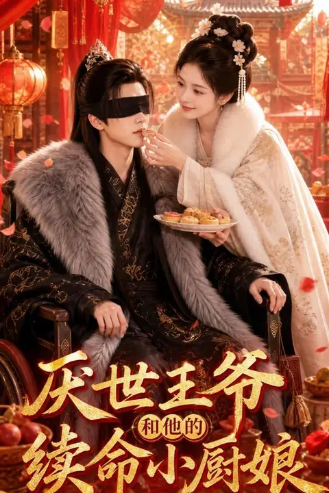 《厌世王爷和他的续命小厨娘》封面