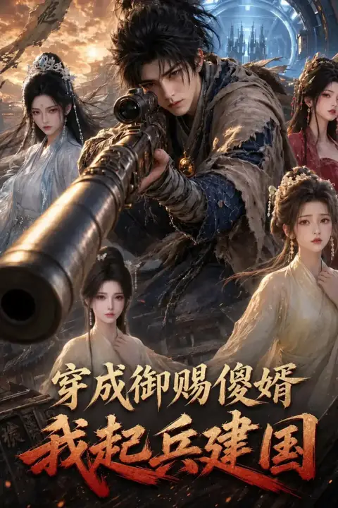 《穿成御赐傻婿我起兵建国》封面