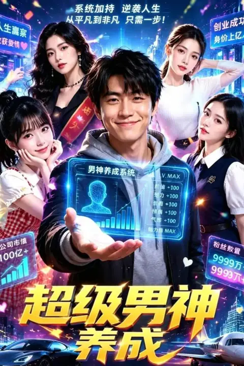 《超级男神养成》封面