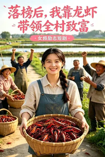 《落榜后,我靠龙虾带领全村致富》封面