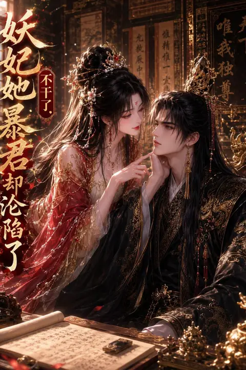 《妖妃她不干了,暴君却沦陷了》封面