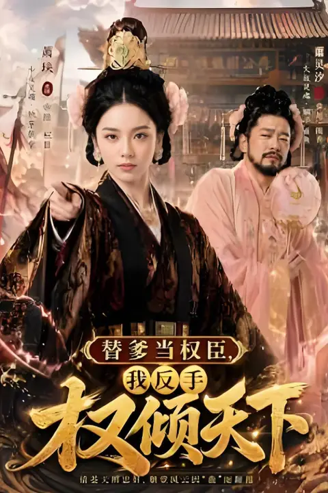 《爹爹当权臣,我反手权倾天下》封面