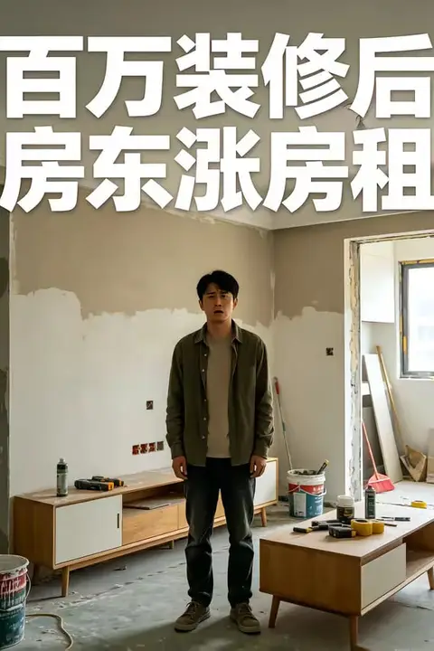 《百万装修后，房东张房租》封面