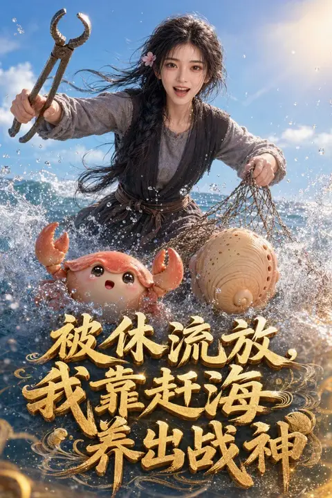 《被休流放，我靠赶海养出战神》封面