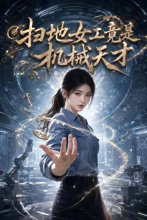 《扫地女工竟是机械天才》封面
