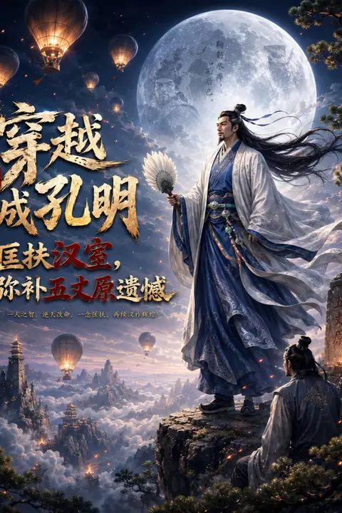 《穿越成孔明,匡扶汉室弥补五丈原遗憾》封面