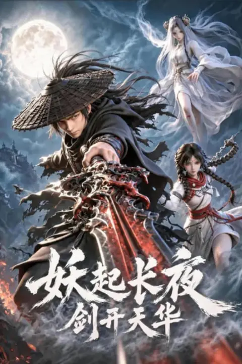 《妖起长夜，剑开天华》封面