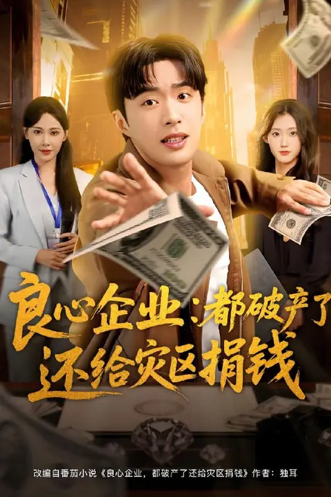 《良心企业都破产了还给灾区捐钱》封面