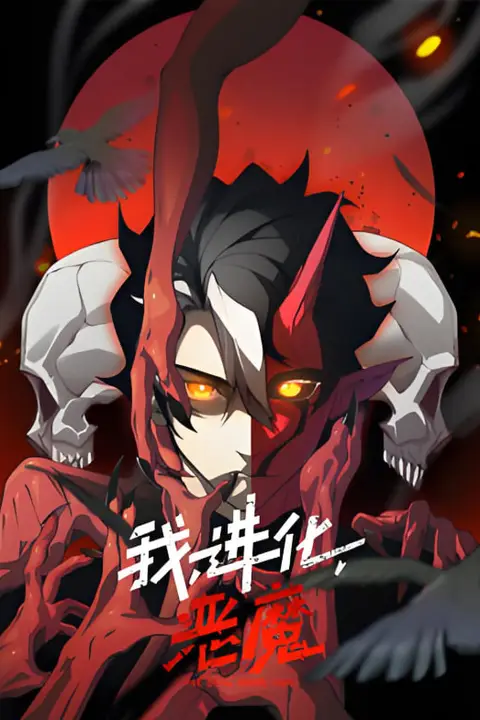 《我，进化，恶魔 动态漫画》封面