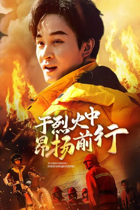 《于烈火中昂扬前行》封面