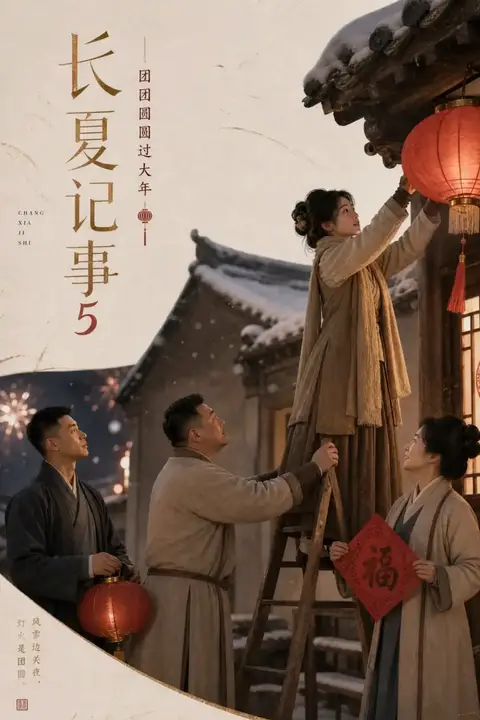 《长夏记事5，团团圆圆过大年》封面