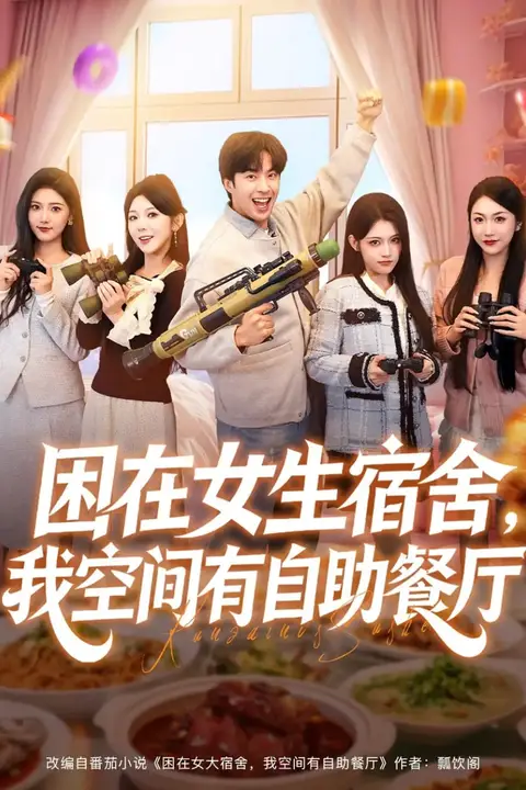 《困在女生宿舍,我空间有自助餐厅》封面