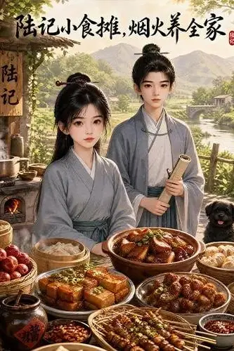 《陆记小食摊,烟火养全家》封面