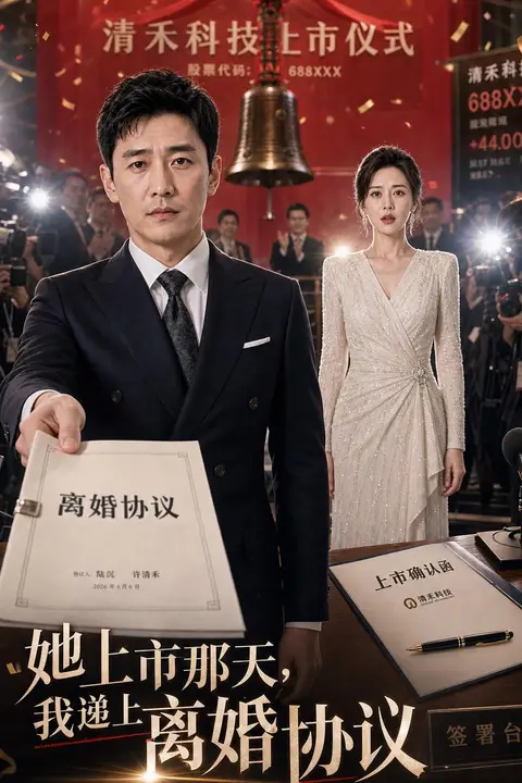 《她上市那天,我递上离婚协议》封面