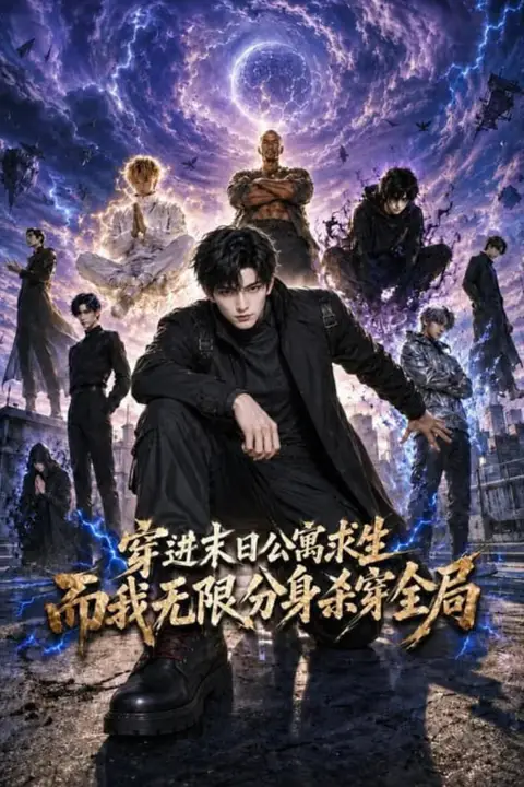 《穿进末日公寓求生,而我无限分身杀穿全局》封面