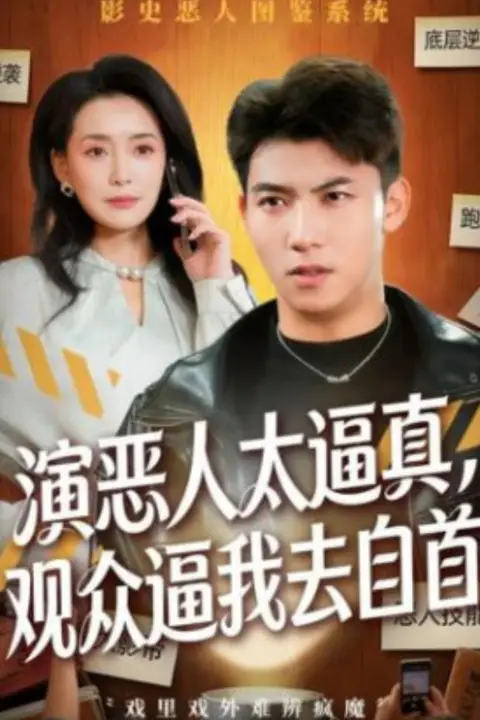 《演恶人太逼真，观众逼我去自首》封面