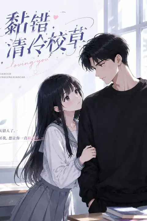 《黏错清冷校草》封面
