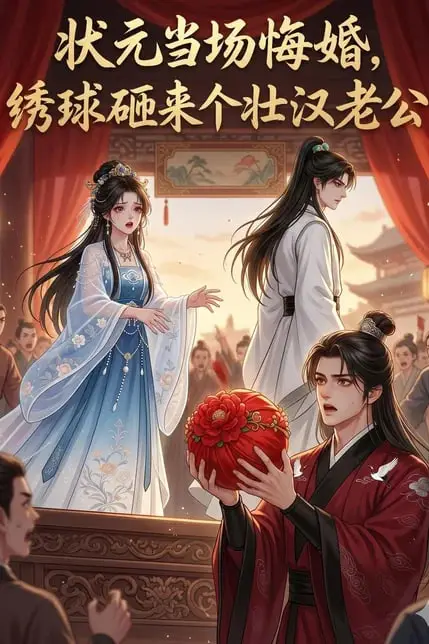 《状元当场悔婚，绣球砸来个壮汉老公》封面