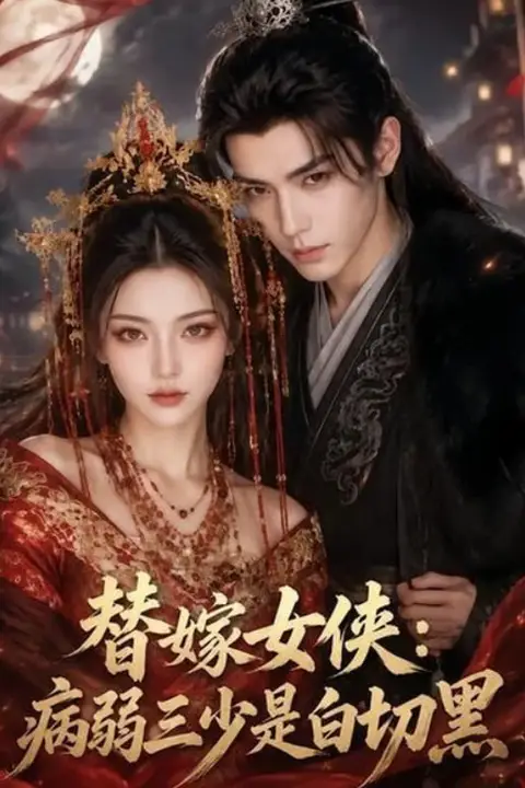 《替嫁女侠:病弱三少是白切黑》封面
