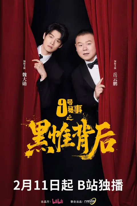 《九号秘事之黑帷背后》封面