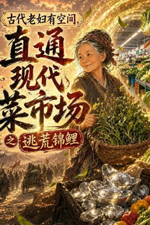《古代老妇有空间,直通现代菜市场之逃荒锦鲤》封面