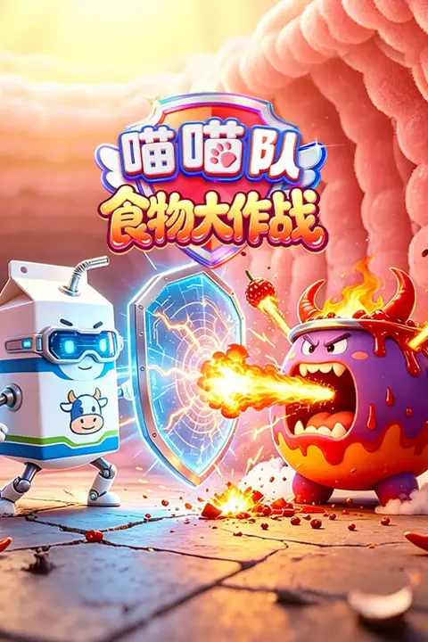 《喵喵队：食物大作战》封面