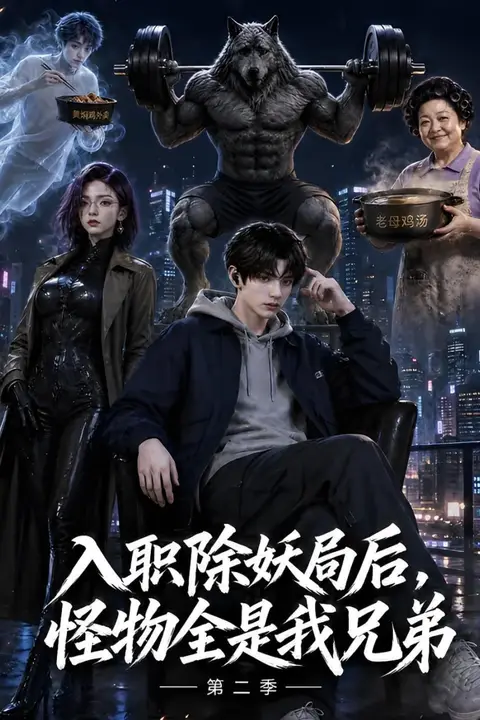 《入职除妖局后，怪物全是我兄弟第二季》封面