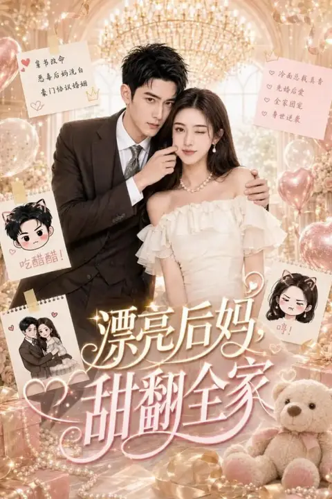 《漂亮后妈，甜翻全家》封面