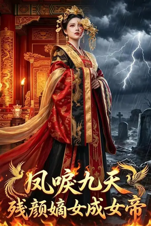 《凤唳九天,残颜嫡女成女帝》封面