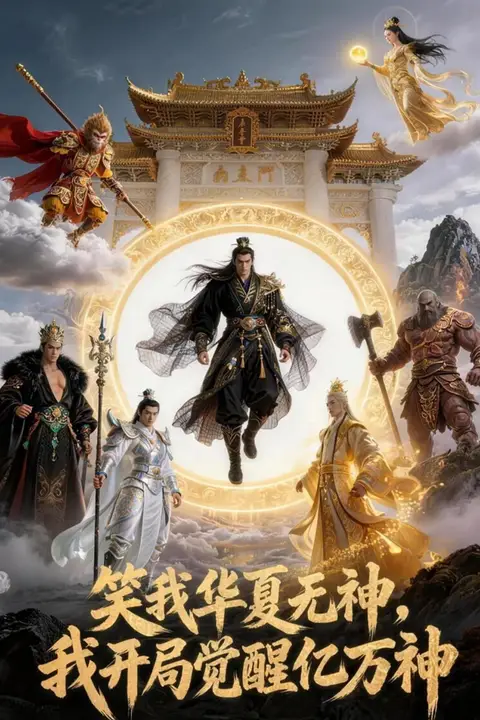 《笑我华夏无神,我开局觉醒亿万神》封面