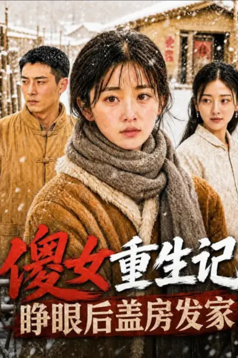 《傻女重生记,睁眼后盖房发家》封面