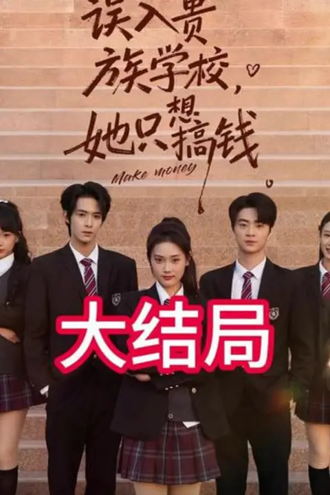 《误入贵族学校,她只想搞钱》封面
