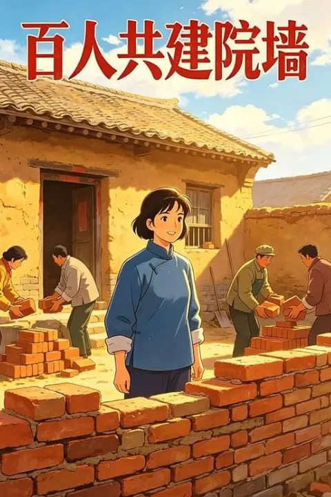 《百人共建院墙》封面