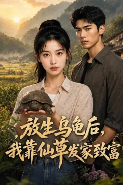 《放生乌龟后我靠仙草发家致富》封面