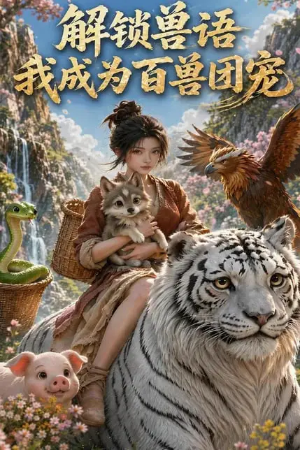 《解锁兽语,我成为百兽团宠》封面