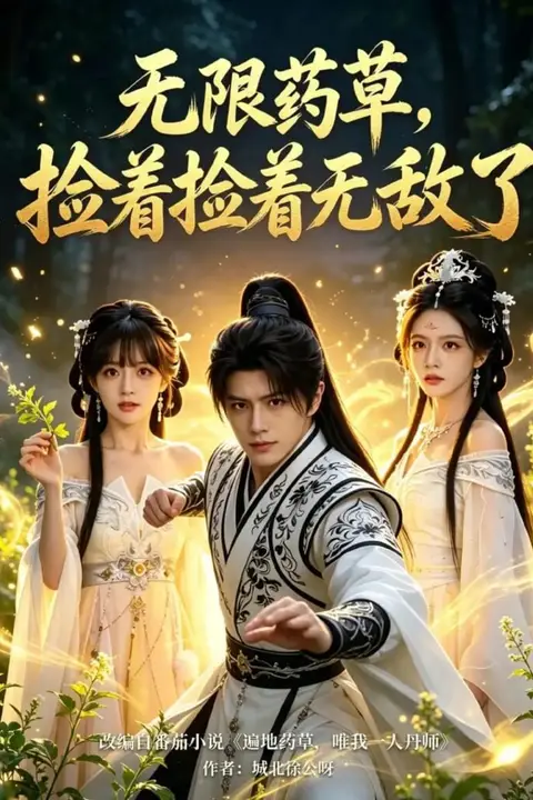 《无限药草:捡着捡着无敌了》封面