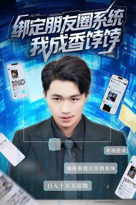 《绑定朋友圈系统我成香饽饽》封面